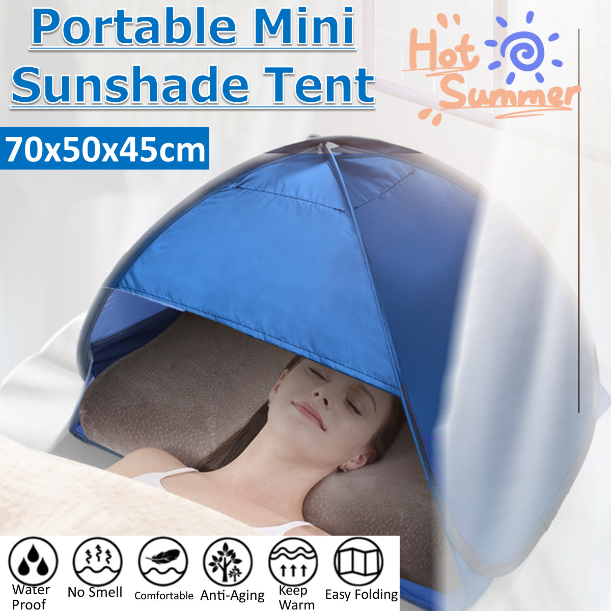 Fully automatic beach shade tent 11