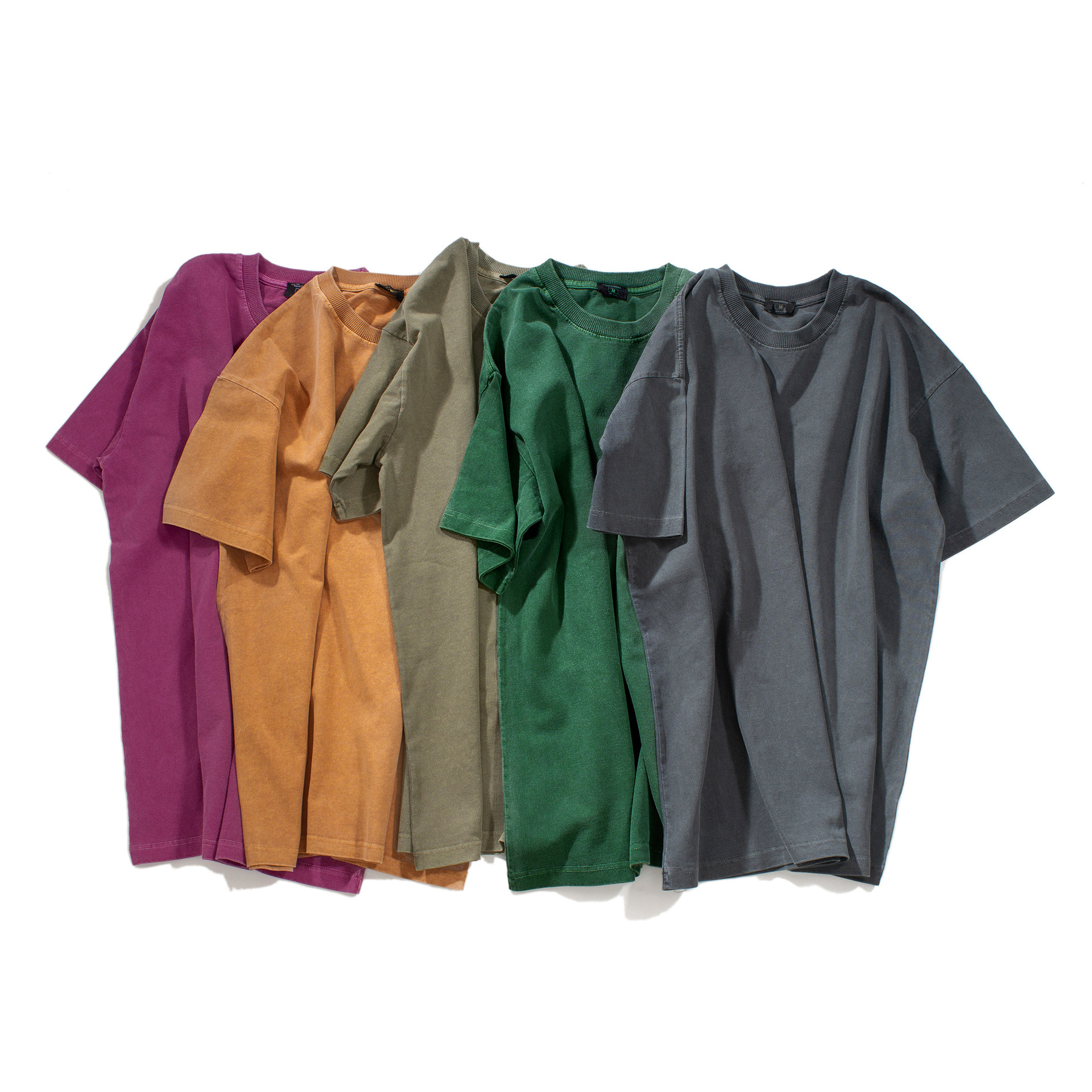 Wash and dye old men's T-shirts