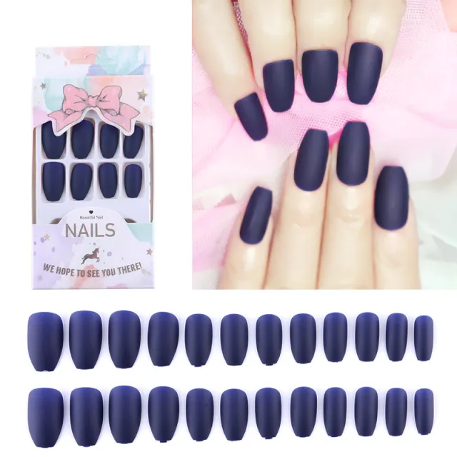 Frosted manicure patch Blue - Shop at LoveMi