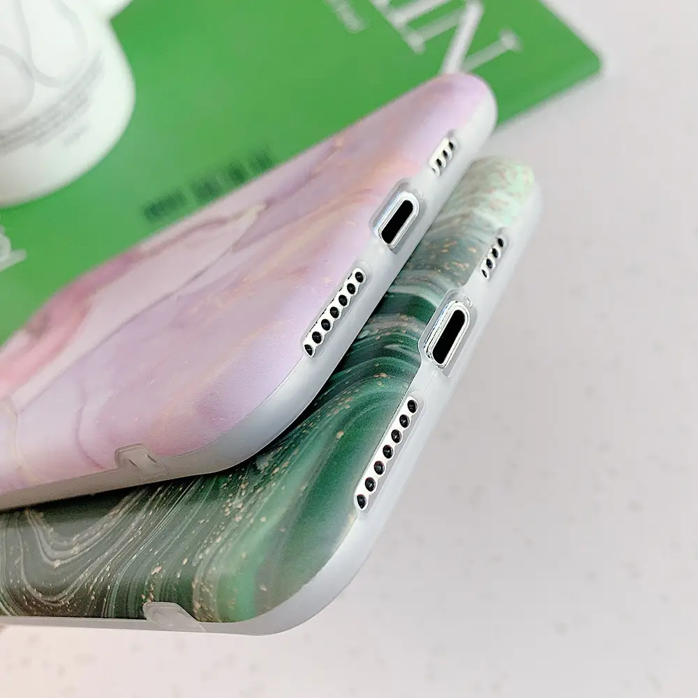 Gradient marble phone case