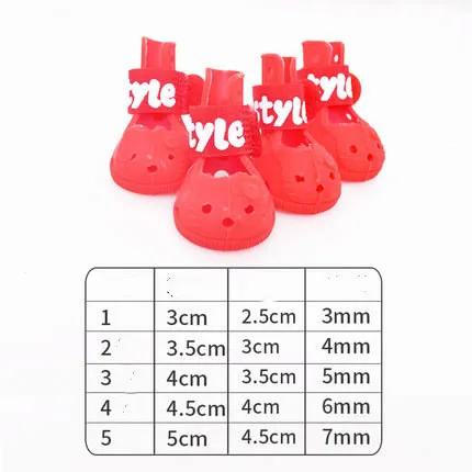 Dog summer sandals Red2 - Shop at LoveMi