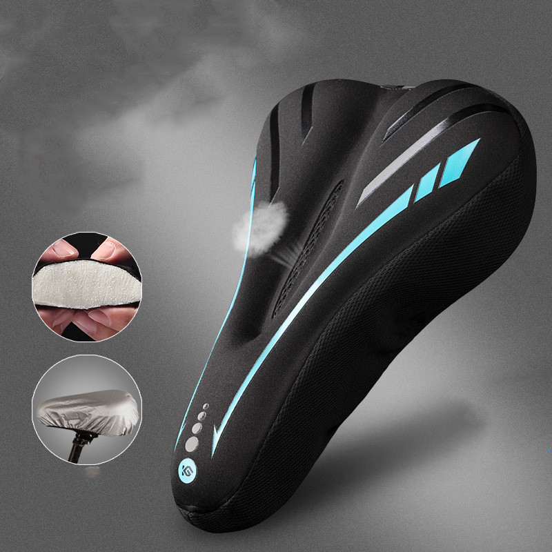 Silicone Bicycle Seat Cover Mountain Bike Seat Cover - Picture 1 of 5