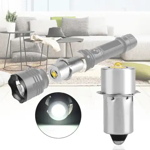 Flashlight LED Bulb Mount