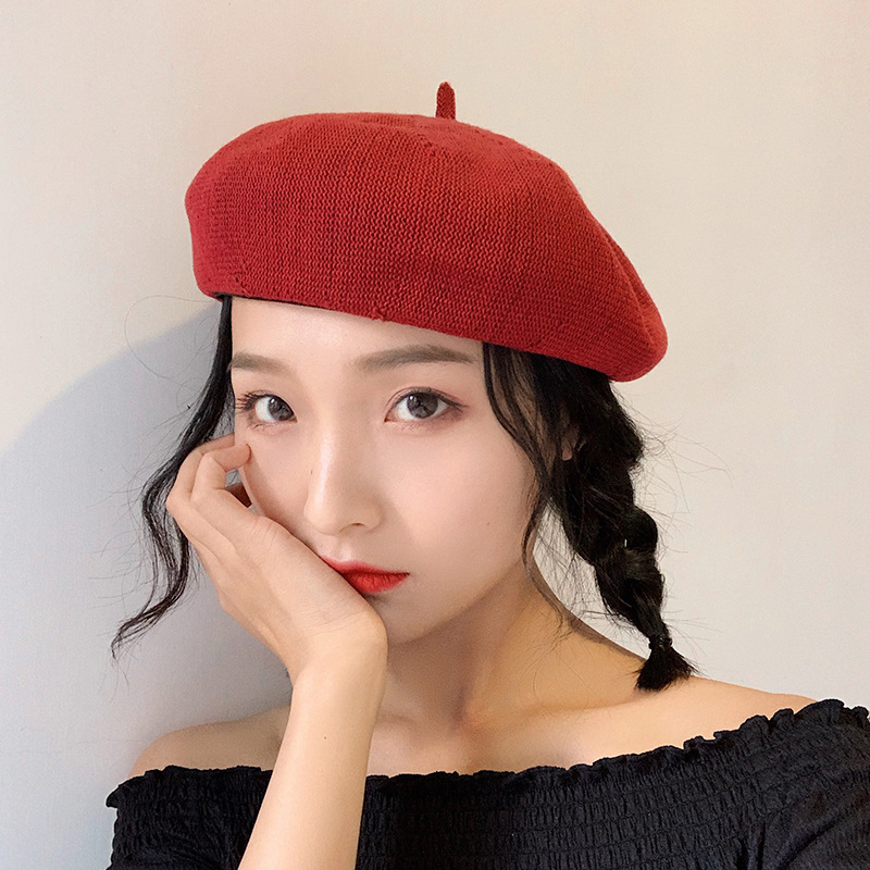 Spring and autumn thin versatile berets
