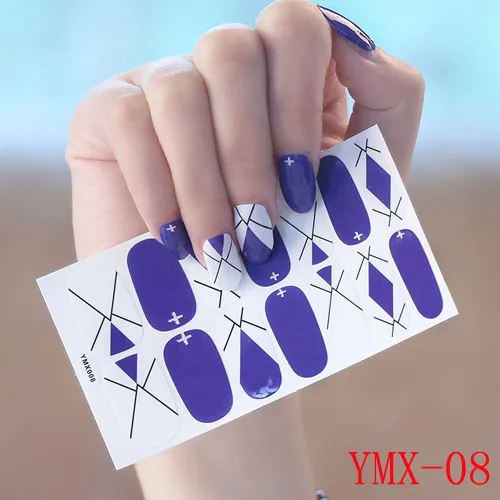 Gummed nail stickers Ymx08 - Shop at LoveMi
