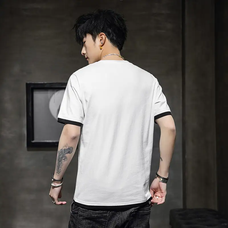 Casual short sleeve printed t-shirt