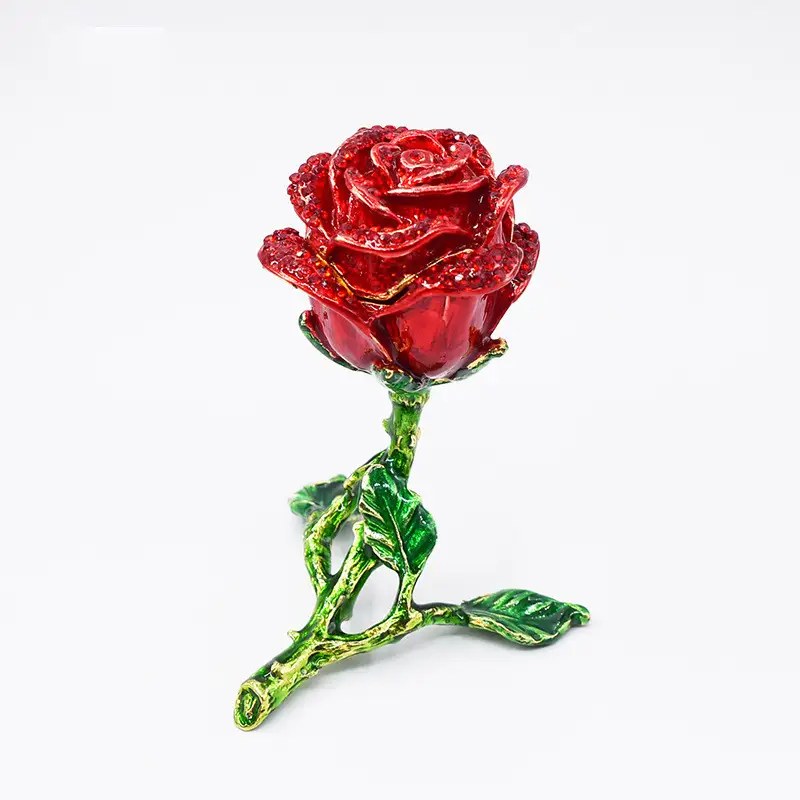 Diamond Rose Ring Box
