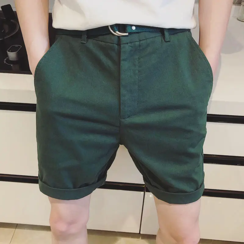 Casual sports thin simple fashion five-point pants