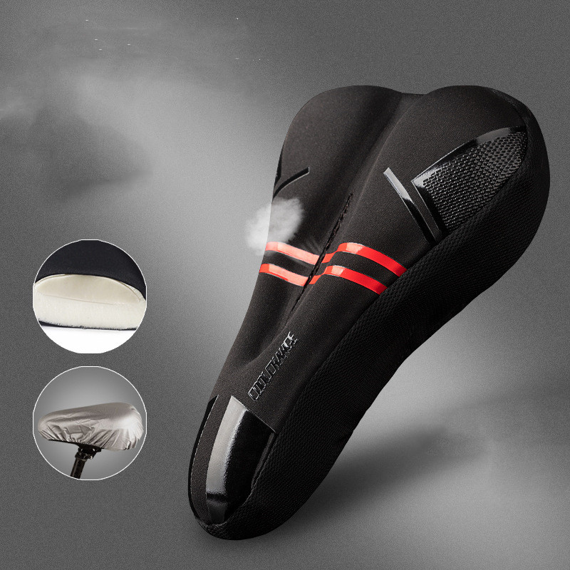 Silicone Bicycle Seat Cover Mountain Bike Seat Cover - Picture 5 of 5