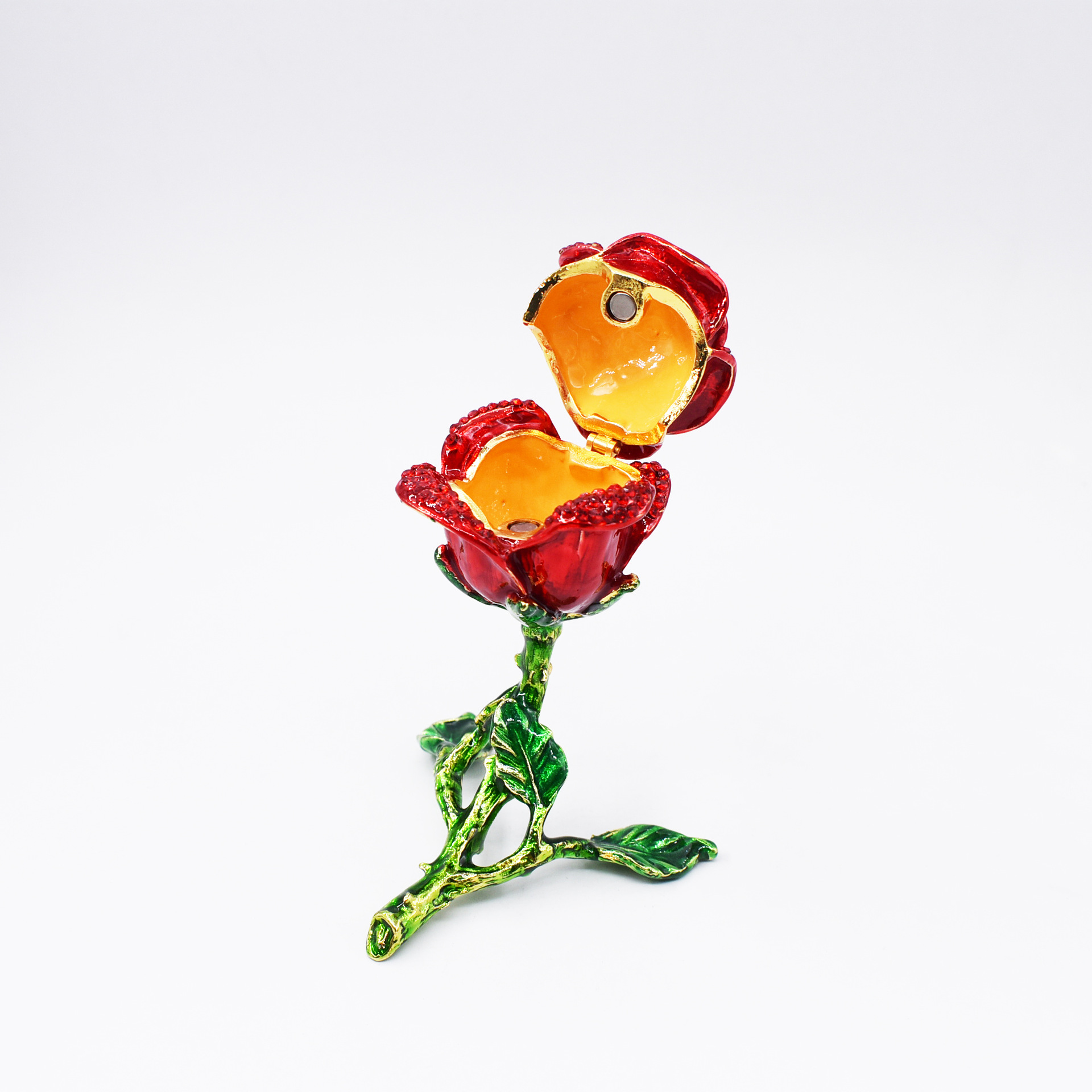 Diamond Rose Ring Box