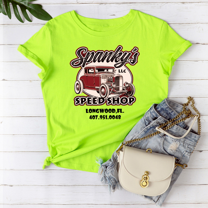 Cotton t-shirt with vintage print