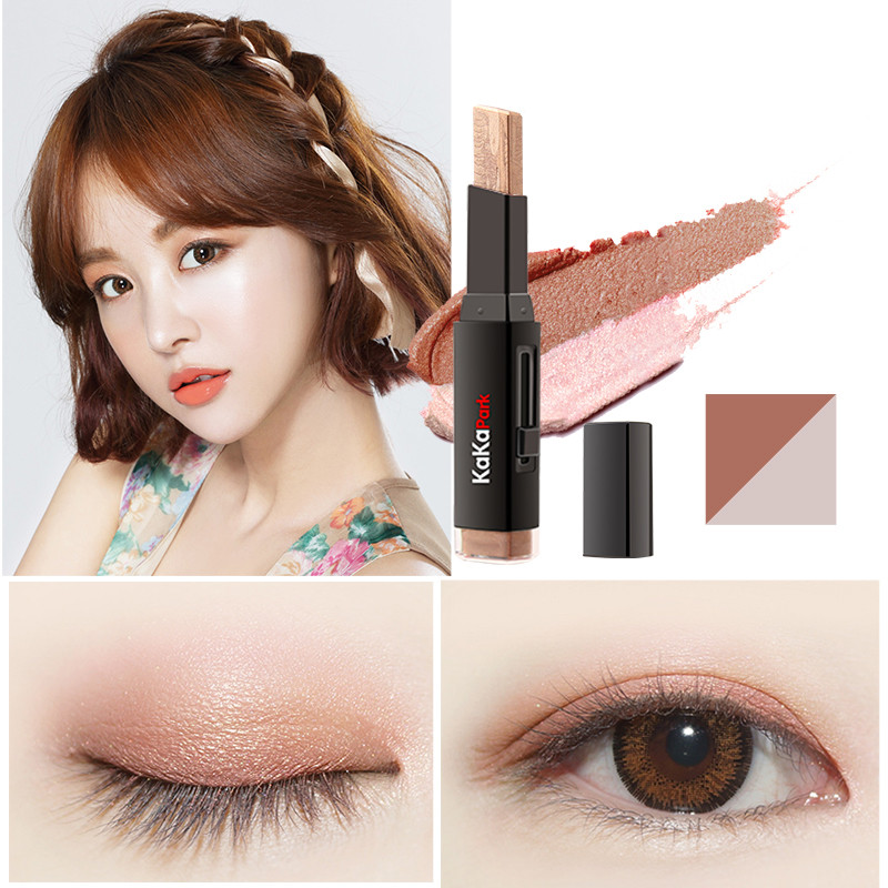 Two color eye shadow stick Earth Brown - Shop at LoveMi
