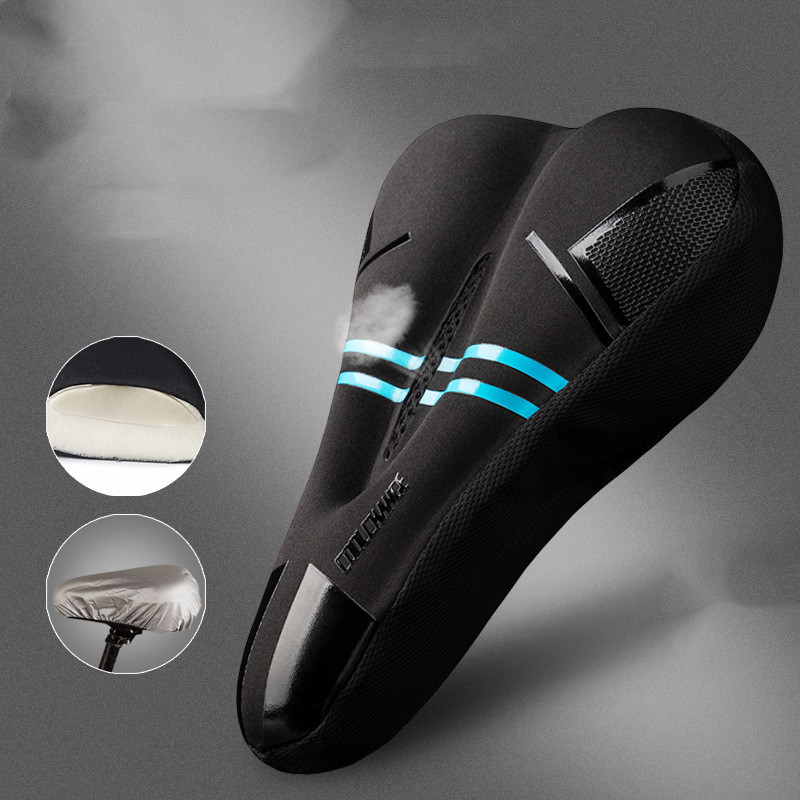Silicone Bicycle Seat Cover Mountain Bike Seat Cover - Picture 2 of 5