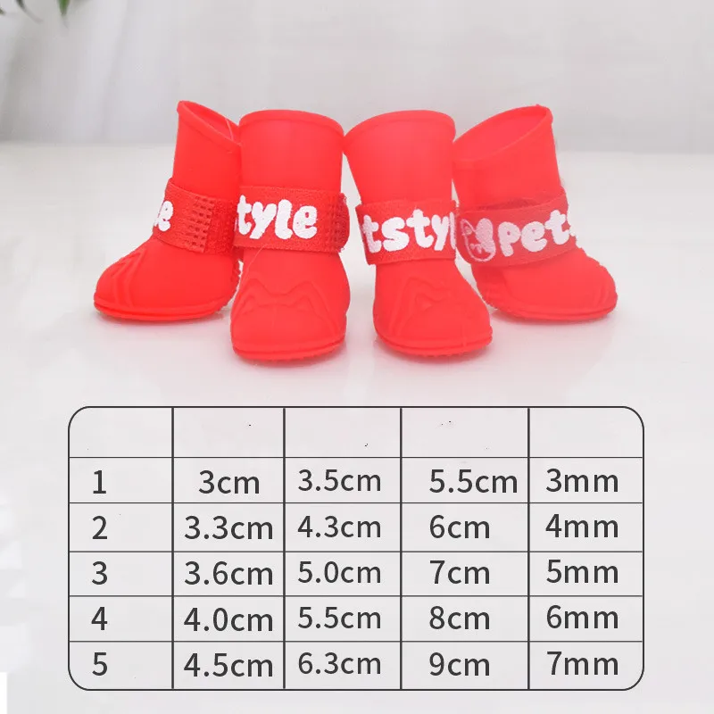 Dog summer sandals - Red 1