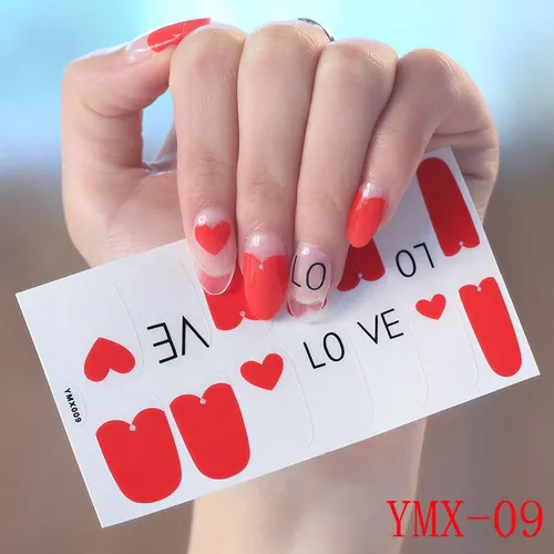Gummed nail stickers Ymx9 - Shop at LoveMi