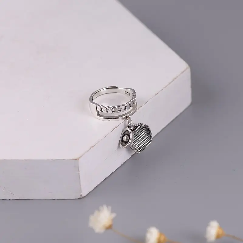 Dustpan Ingot Fringe  Ring