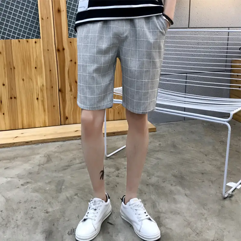 Men's thin striped trousers