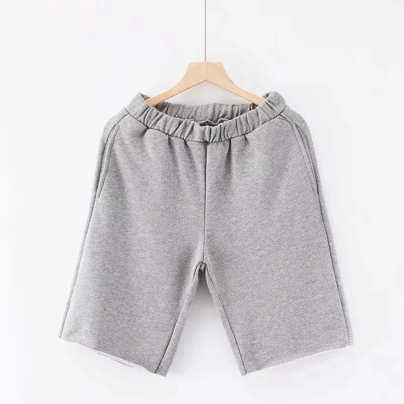 Women's loose track shorts - Grey