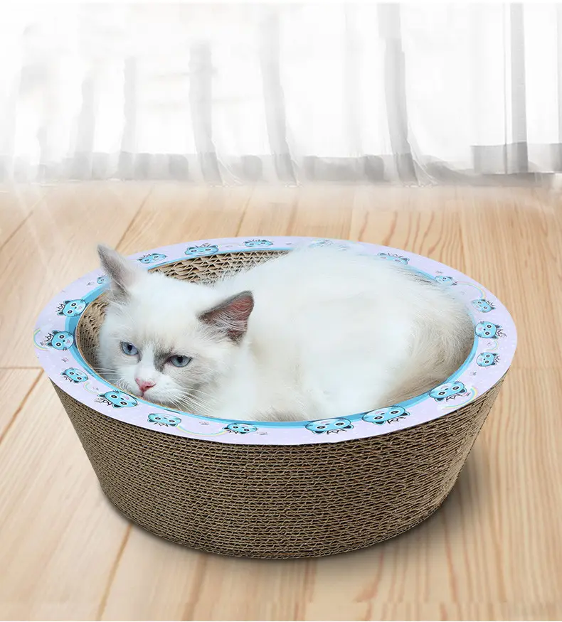 Cat Scratching Board Corrugated Nest