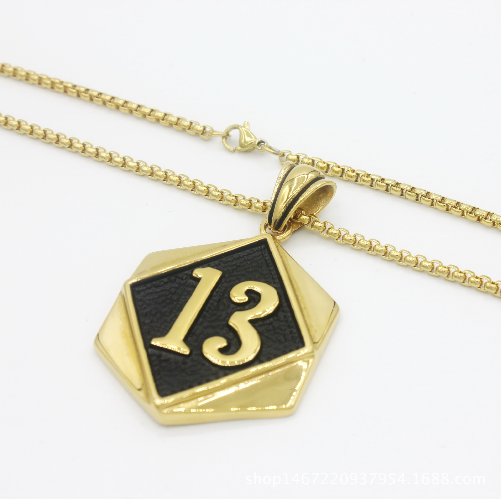 Hip-Hop Street Dance Number 13 Necklace