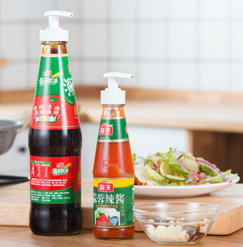 Oyster sauce bottle pressure nozzle pump head