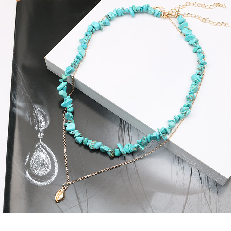 Turquoise Collar Necklace Set