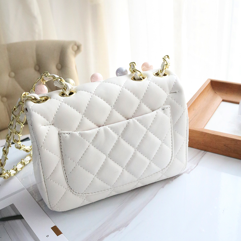 Pearl shoulder bag crossbody bag chain bag