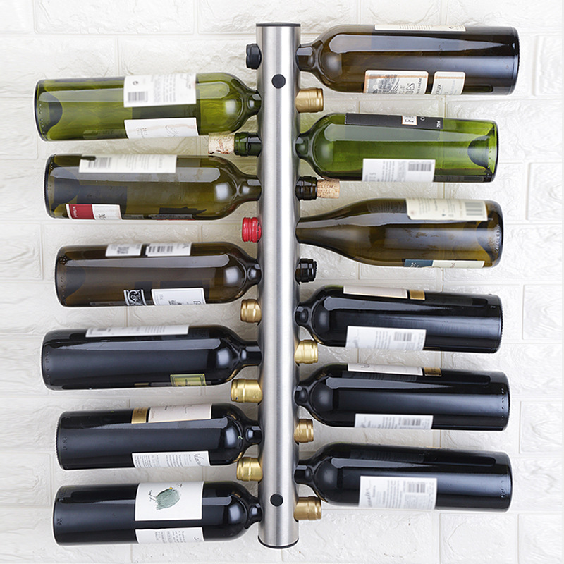 Title 8, Creative Wine Rack Wall-mounted Tubular Wine Rack