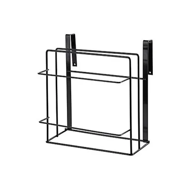 Kitchen cabinet hanging type vegetable board nail free rack Black - Shop at LoveMi