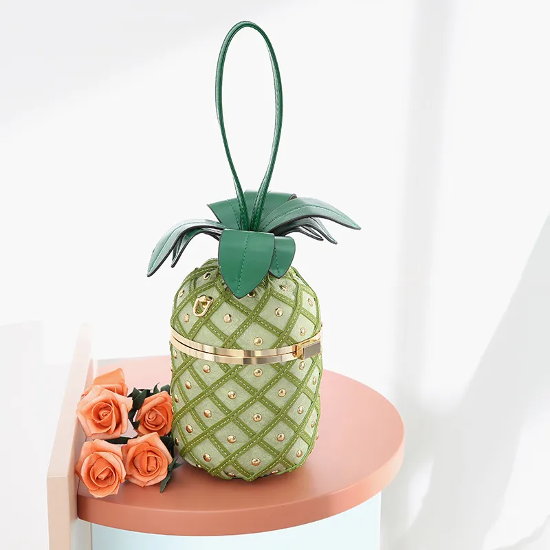 Pineapple Hand Chain bag - Green