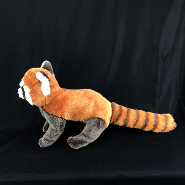 Simulation red panda plush toy