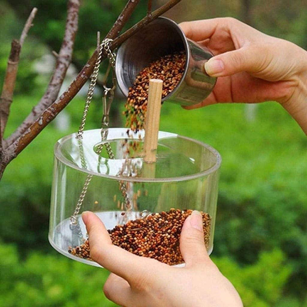 Акриловая коробка для корма для птиц