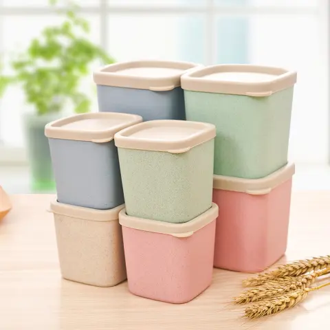 Wheat Straw Fresh-keeping Sealed Storage Box