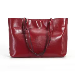 European and American fashion tote bag - Red - View 1