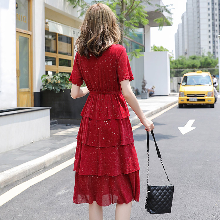 Sexy dress, V-neck dress, cupcake dress