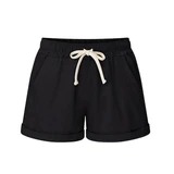 Elastic waist casual pants Black - Shop at LoveMi