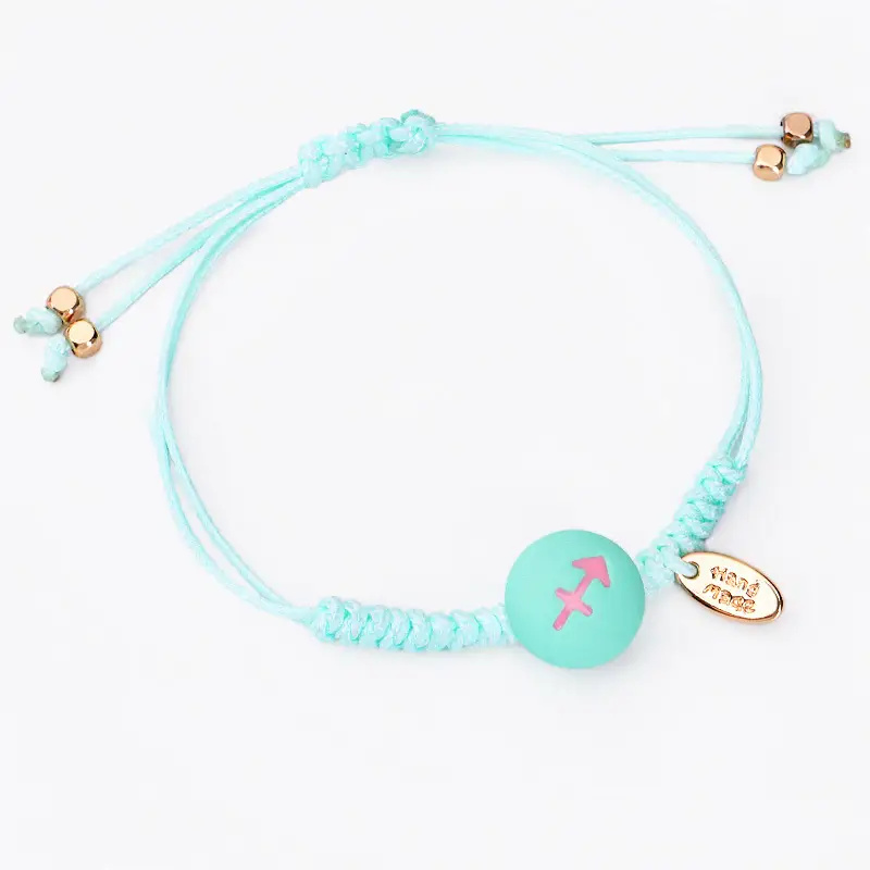 Ceramic Bead Wax Thread Hand Woven Color Bracelet