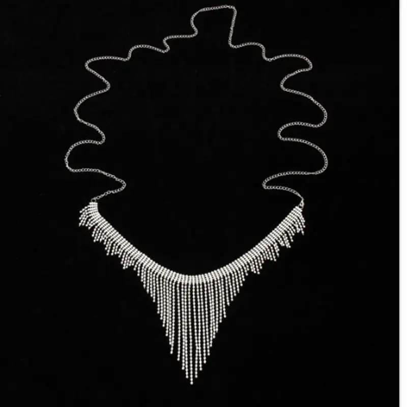 Sexy low waist body chain