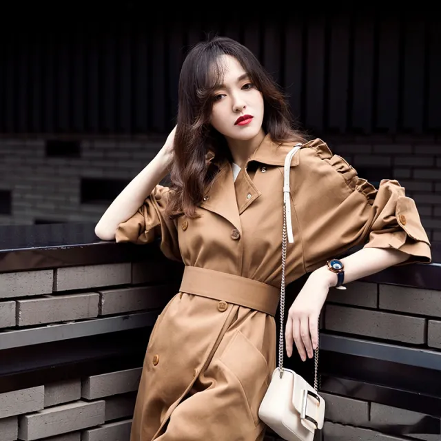 Double breasted British trench coat - Shop at LoveMi