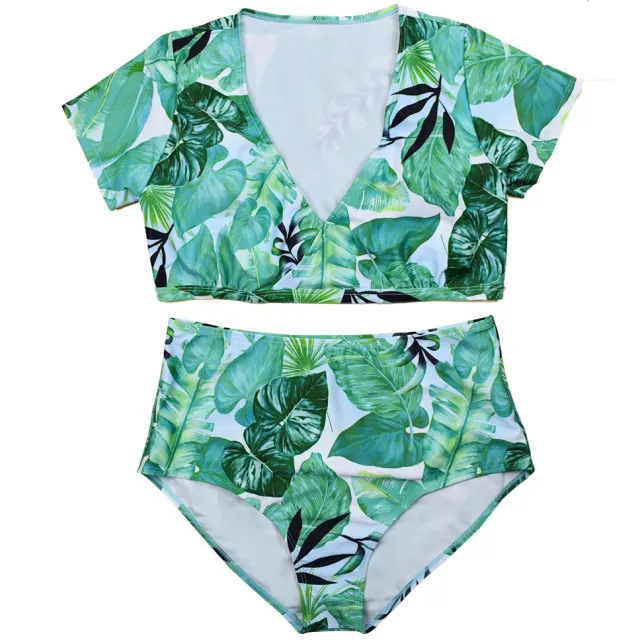 Split swimsuit veil plus size swimsuit Photo Color 5Xl - Shop at LoveMi