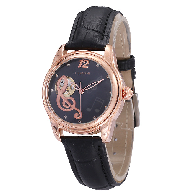 Rose gold black