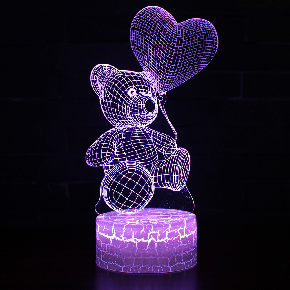 3D Bear Night Light, picture 2 of 3