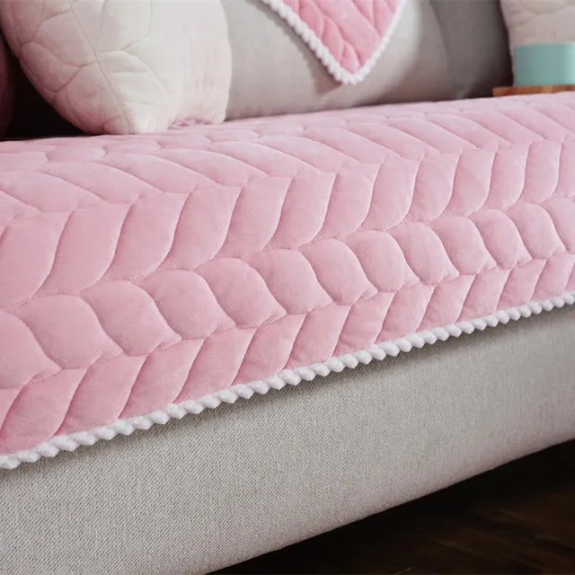 Sofa cover towel - Pink