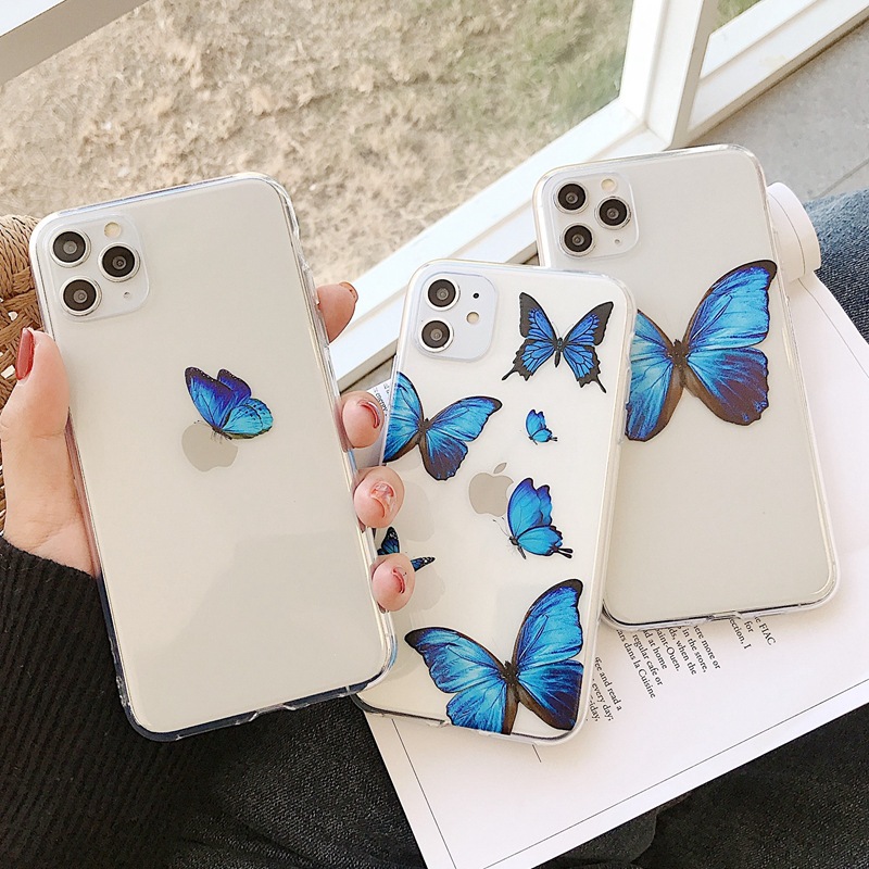 Phone Case Silicone Butterfly