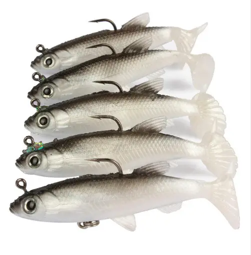 Soft Bait Sea Bass Lead Hook Fish