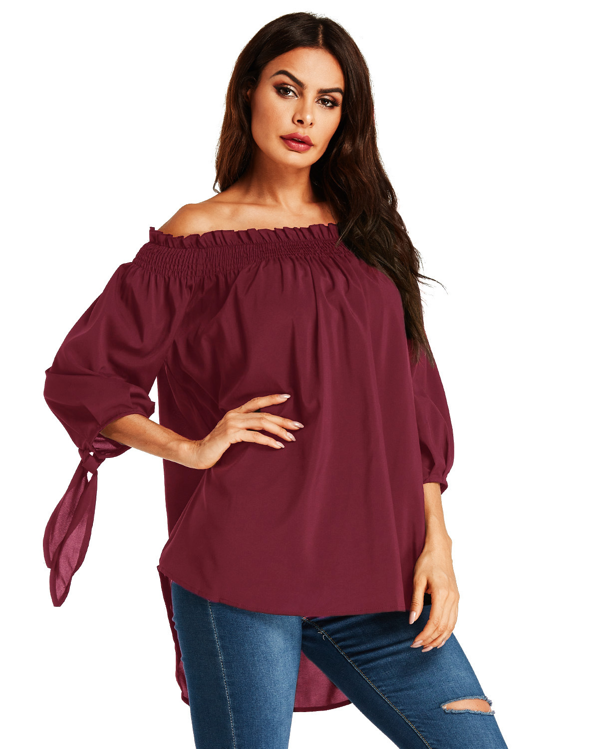 Sexy shoulder shirt