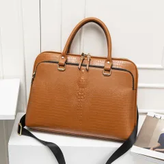 Computer bag lady briefcase - Caramel - View 1