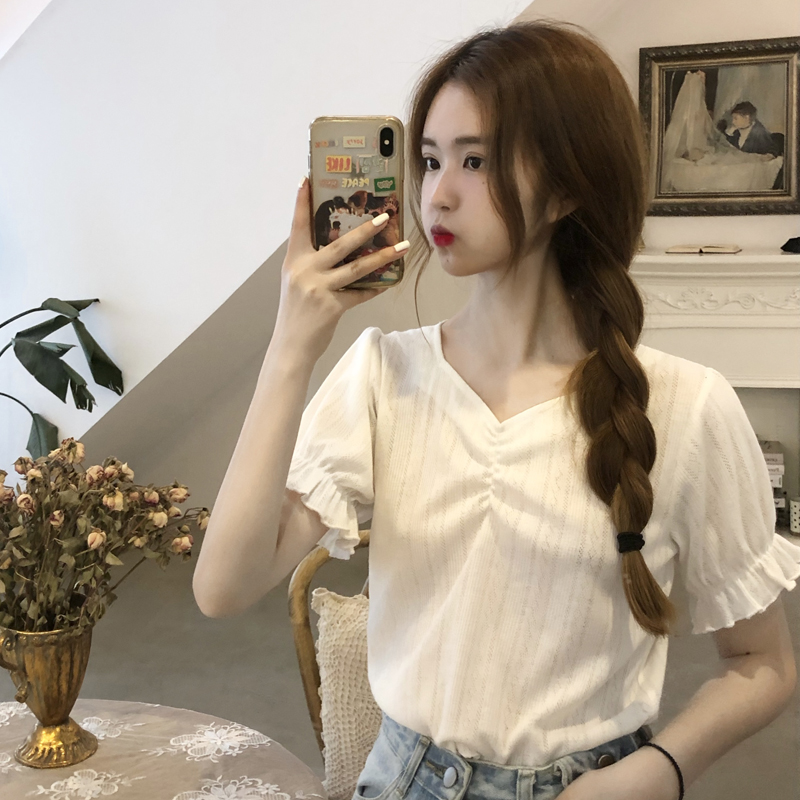 Slim slimming V-neck shorts