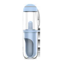 Outdoor travel water bottle for pets out cup - Blue - View 1