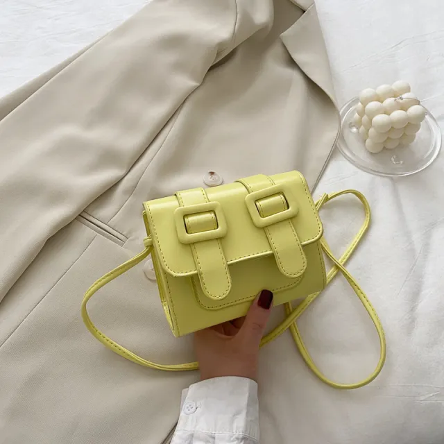 Thailand Cambridge bag fashion texture wild messenger bag Yellow - Shop at LoveMi